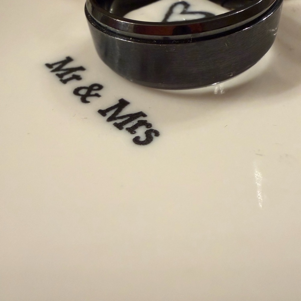 Black Tungsten Ring